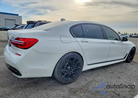 2017 BMW 750 Xi z USA, uszkodzony, nr VIN WBA7F2C34HG423193